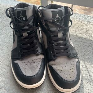 Black/Grey Jordan 1 Mid